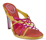 Multicolor Strappy Heels