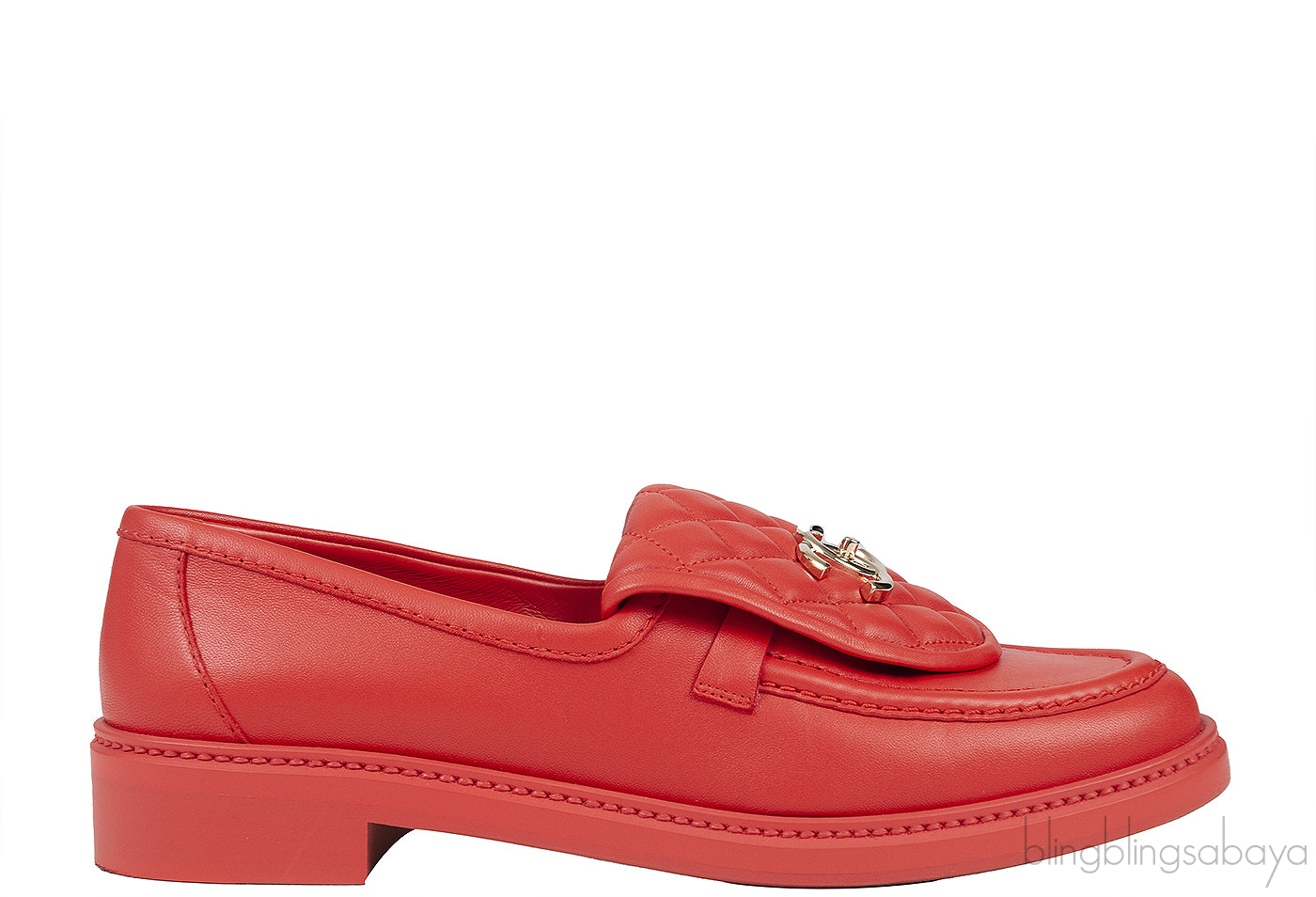Lambskin CC Turnlock Quilted Loafers