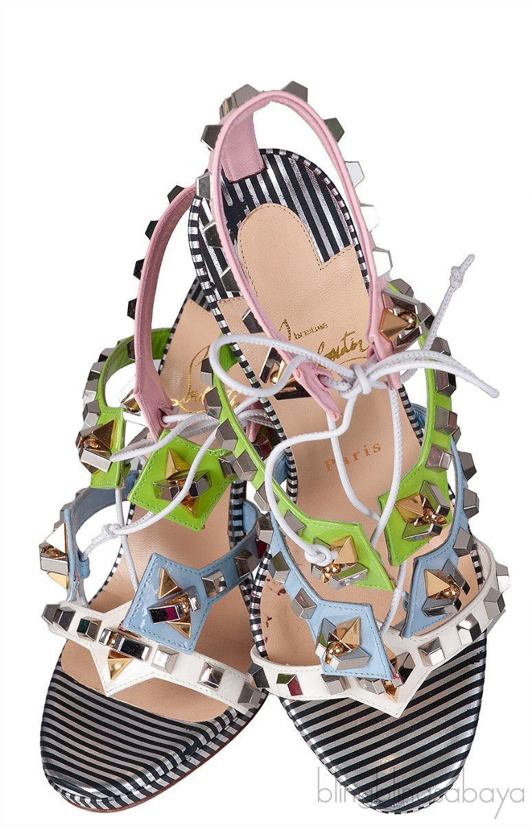 Multiplaticool Studded Multicolor Sandals