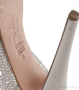 Silver Crystal Platform Heels