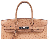 Birkin 30 Gold Ostrich PHW