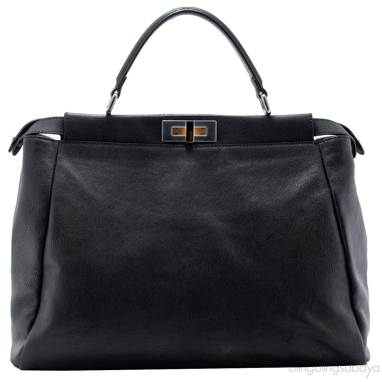 Black Peek-a-boo Satchel