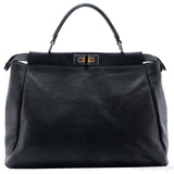 Black Peek-a-boo Satchel