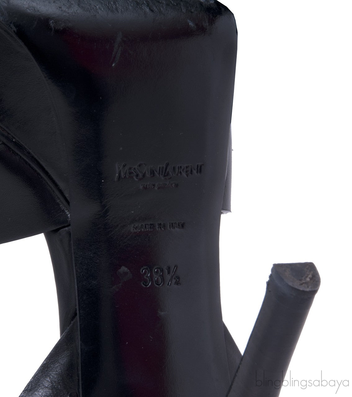 Tribute Low Heel Patent Sandal