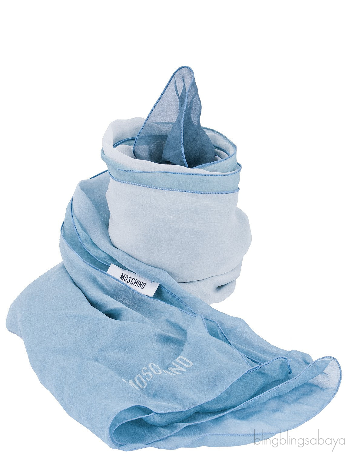 Light Blue Long Scarf