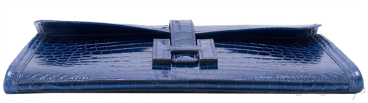 Jige Clutch Blue Niloticus