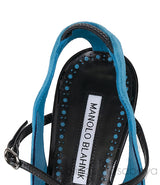Manolo Blahnik Bi-color Strappy Sandals