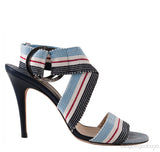 Stripe Multi-color Strappy Sandals