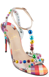 Multicolor Bead PVC Heels