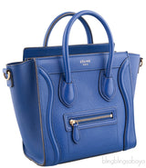 Nano Luggage Blue Shoulder Bag