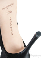Lala Black Crystal Heels