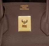 Birkin 35 Choco Brown Togo GHW