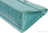 Glazed Crocodile Lunchbox Large Tiffany Blue Bag