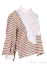 Brown Stripes Long Sleeve Shirt