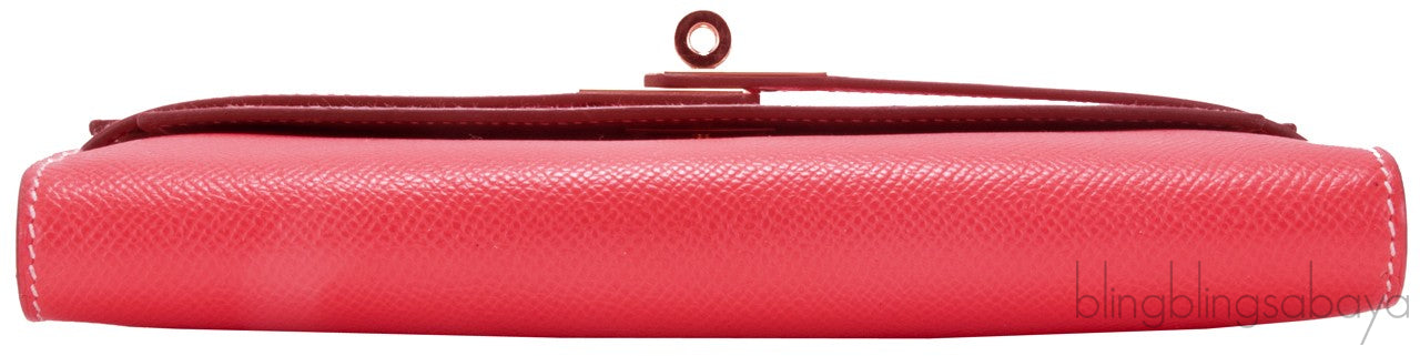 Kelly Long Wallet Epsom Bi-color