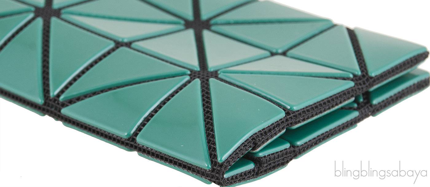 Emerald Geometric Card Holder