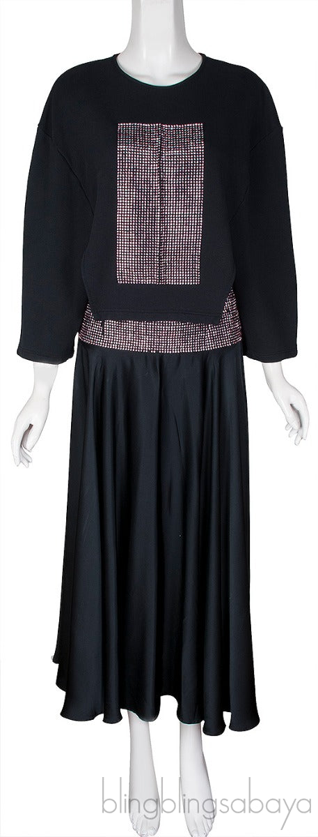 Crystal Embellished Top & Skirt