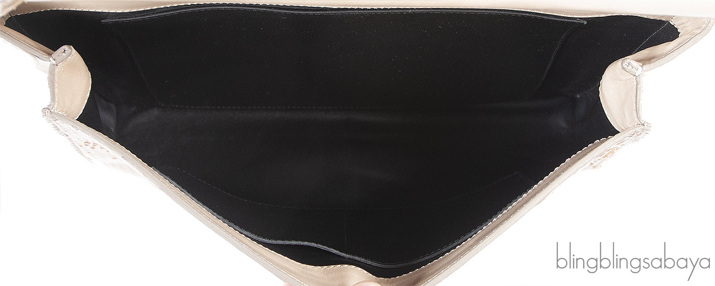 Roger Vivier Greyish Brown Python Shoulder Bag