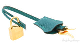 Birkin 25 Malachite Togo GHW