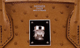 Birkin 30 Ostrich Gold PHW