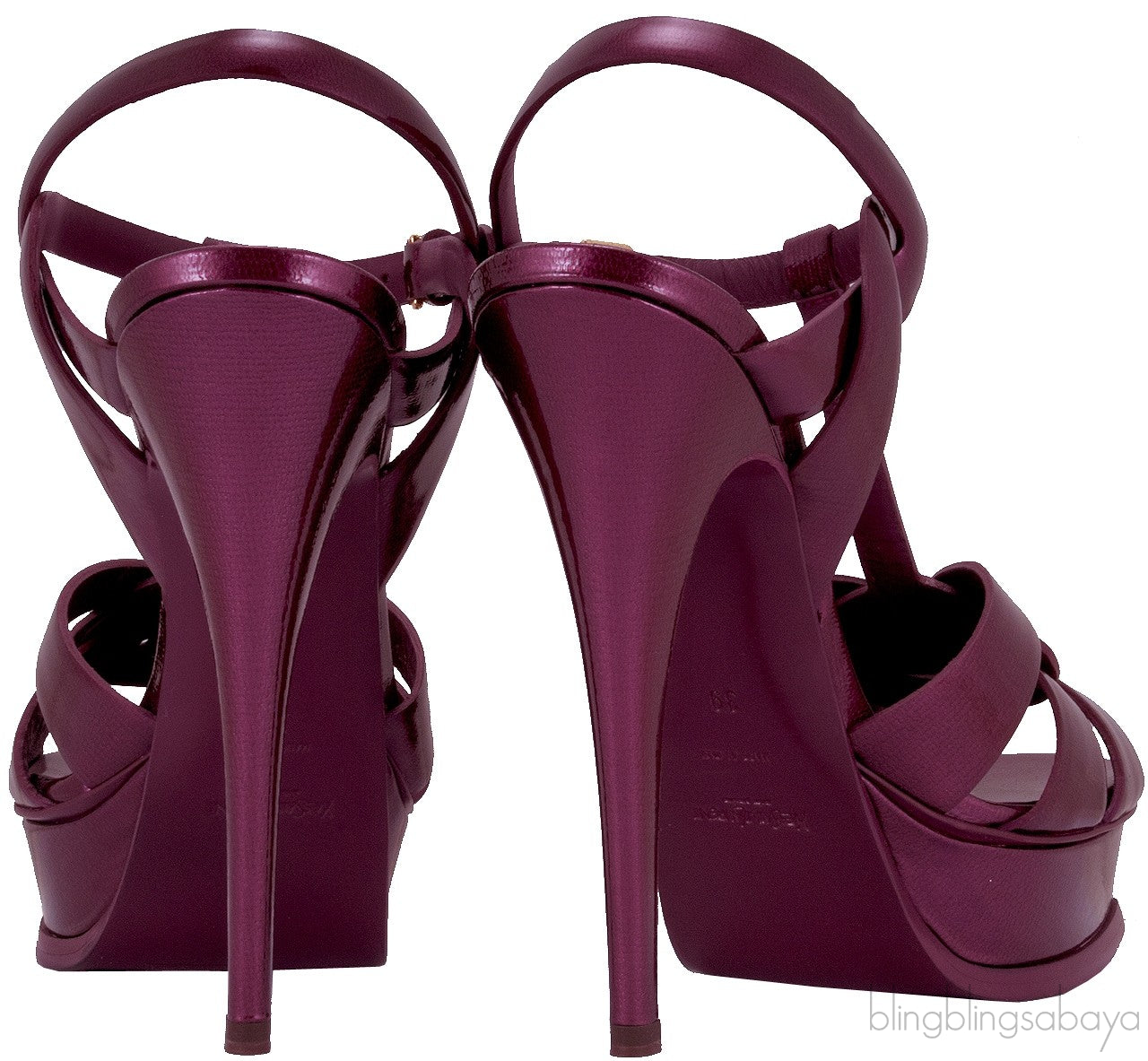 Tribute Patent Textured Leather