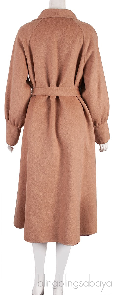 Brown Belted Trench Coat