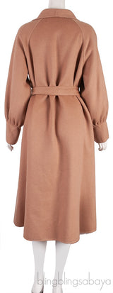 Brown Belted Trench Coat
