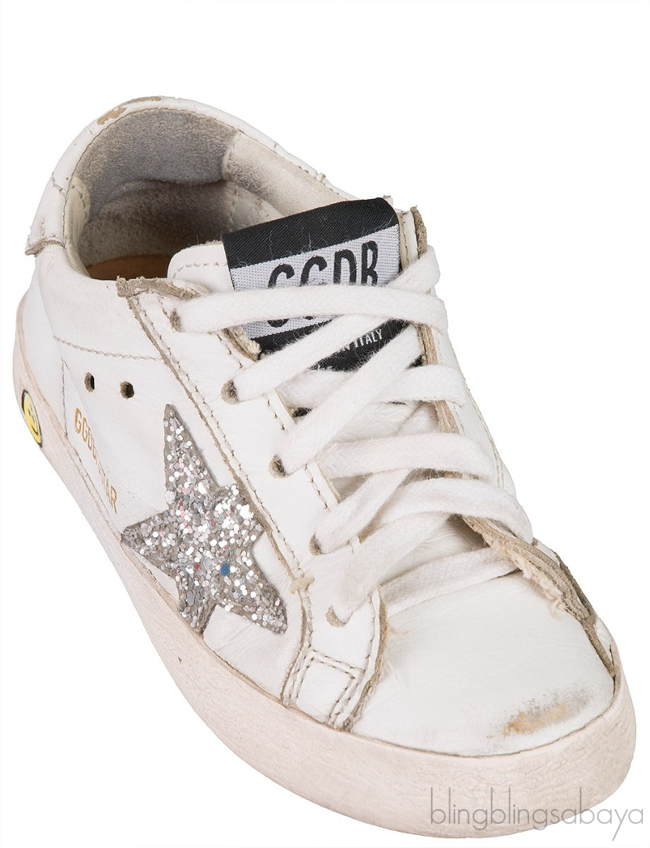 White Superstar Kids Sneaker