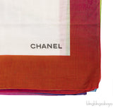 Chanel Multi-color CC XL Shawl