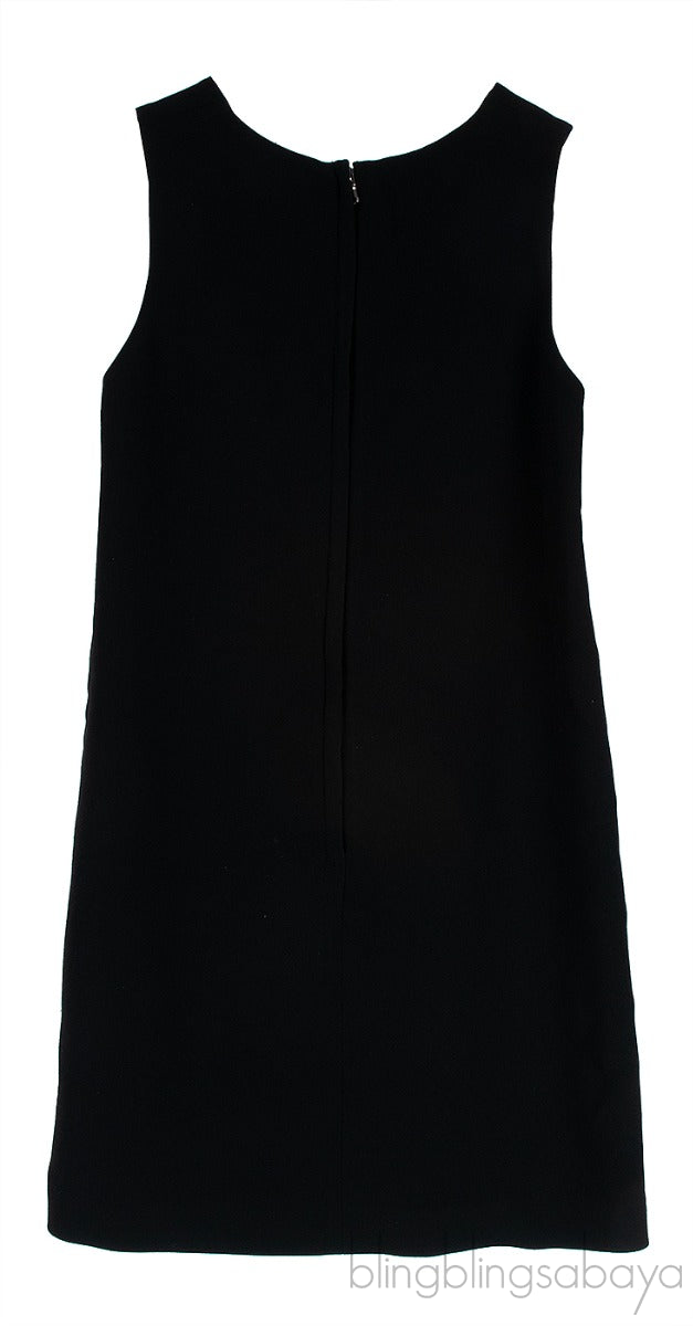 Black Sleeves Heart Kids Dress