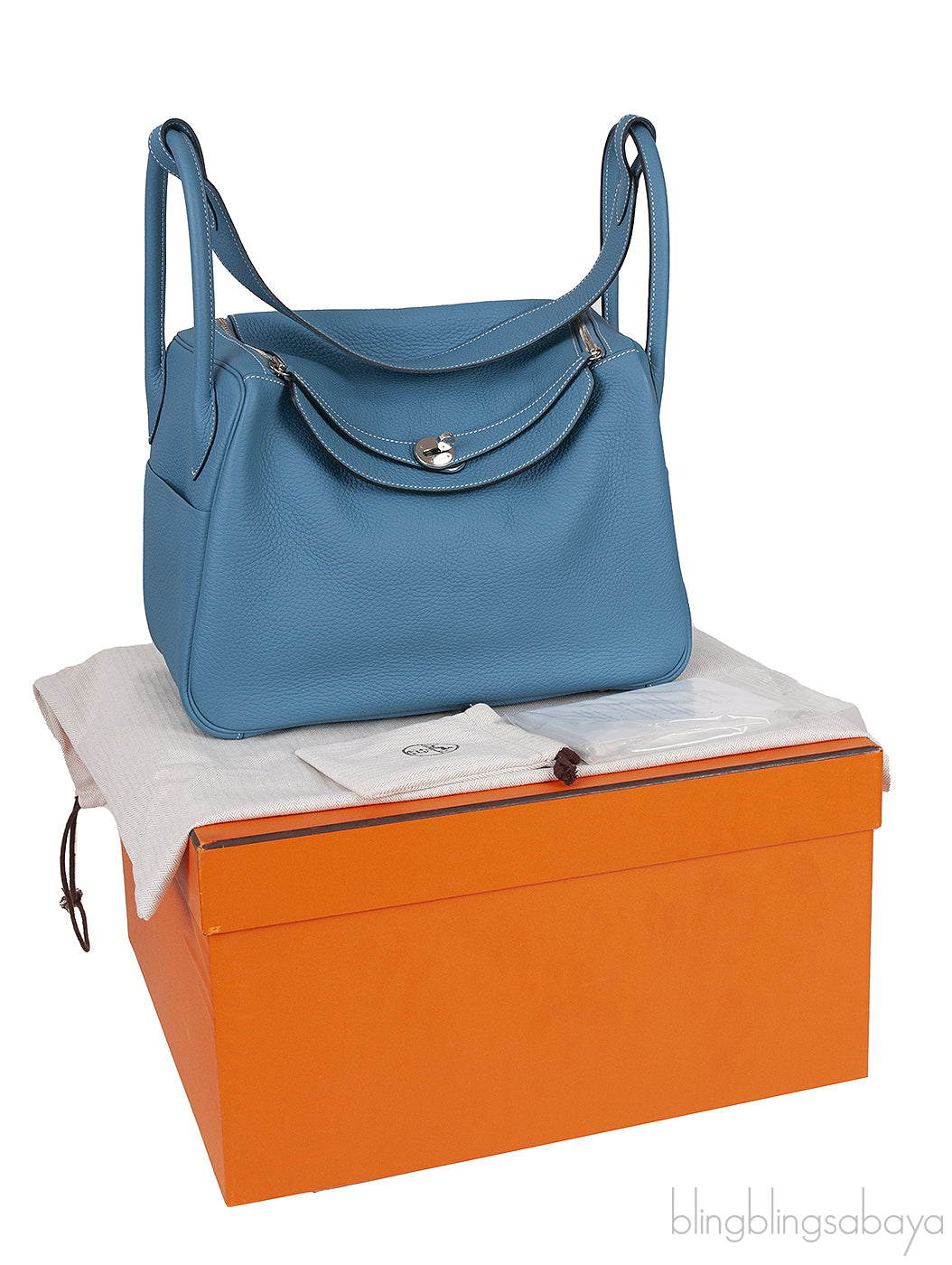 Lindy 34 Blue Jean Taurillon Clem PHW