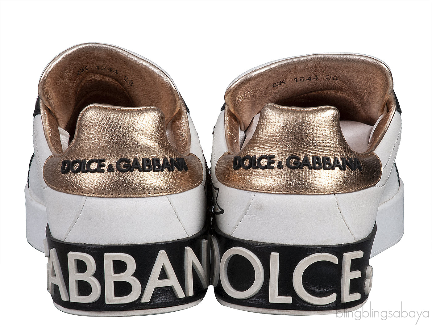 Portifino Printed Leather Sneakers
