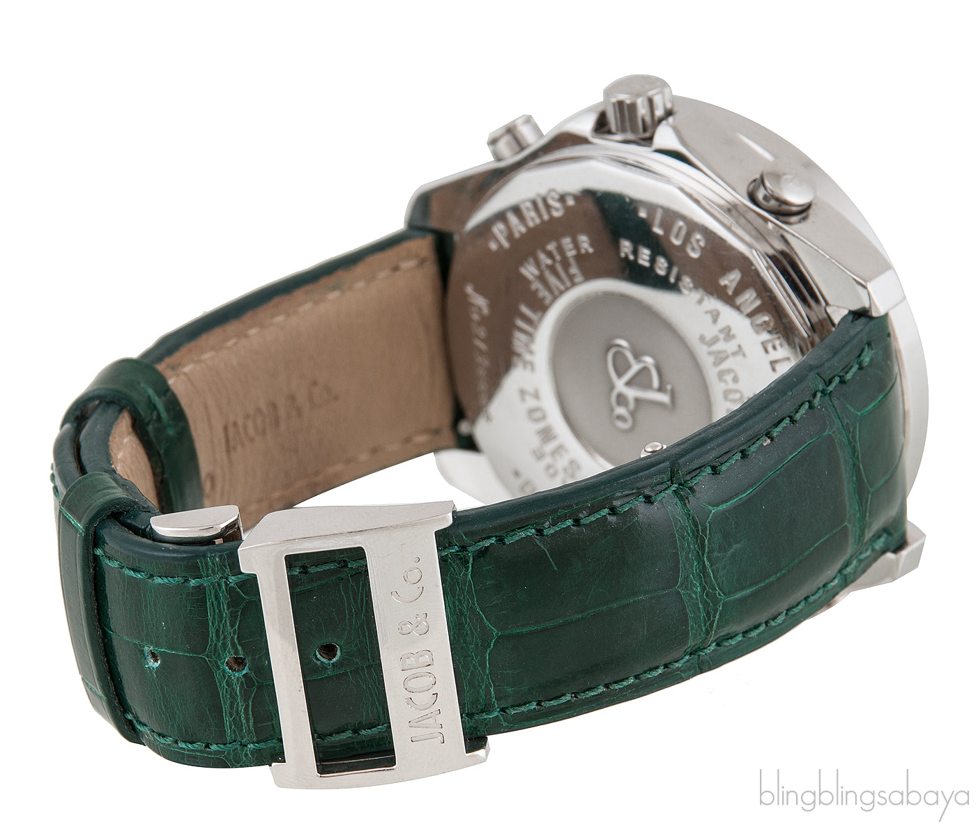 Five Time Zones MOP Diamond Watch