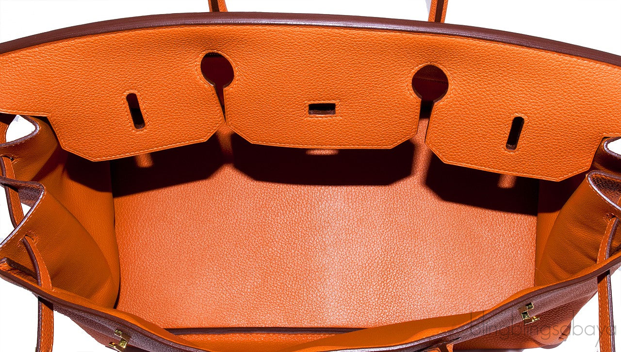 Birkin 40 Orange Togo GHW