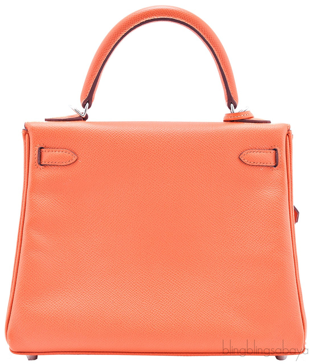 Kelly 25 Orange Epsom