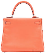 Kelly 25 Orange Epsom