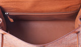 Kelly 32 Cognac Gold Ostrich