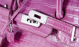 Birkin 30 Fuschia Pink Crocodile