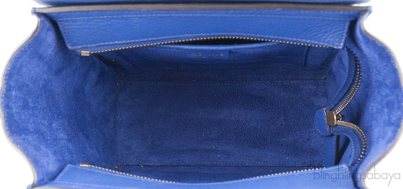 Nano Luggage Blue Shoulder Bag