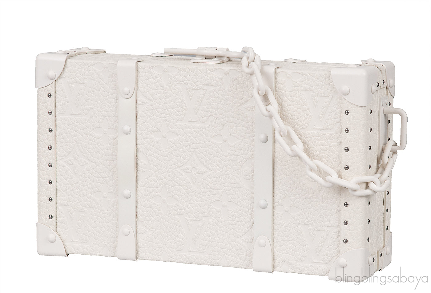 Monogram Powder White Wallet Trunk