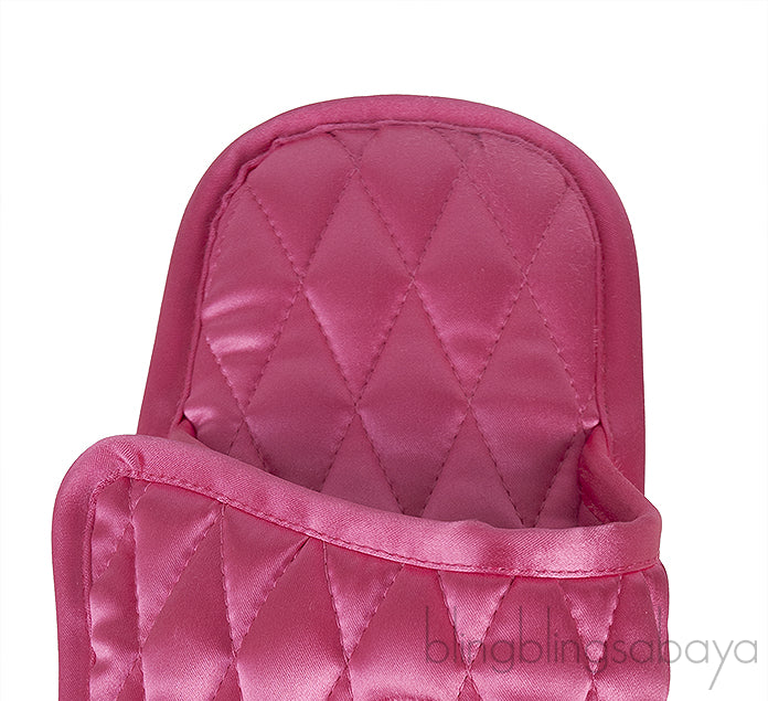 Home Quilted Satin Slides