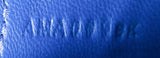 Jige Elan Blue Electric Crocodile Clutch