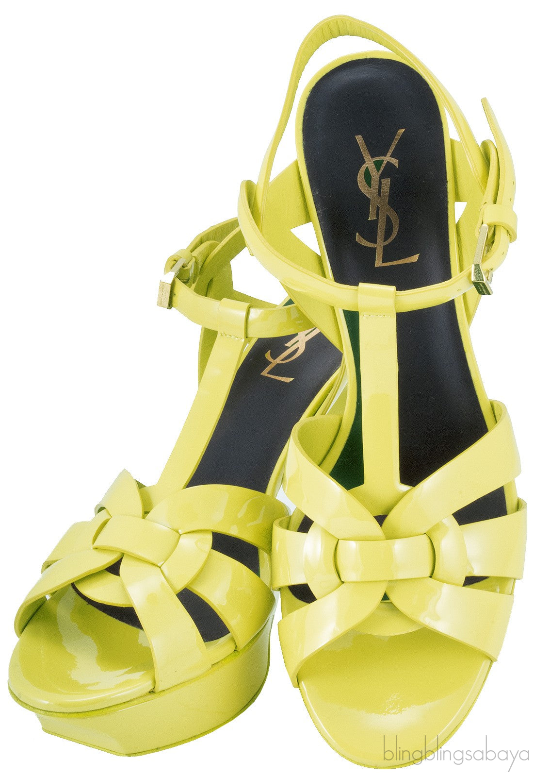 Yellow Patent Leather Tribute