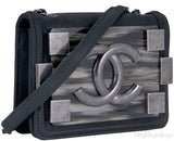 Black Boy Brick Mini Flap Bag*