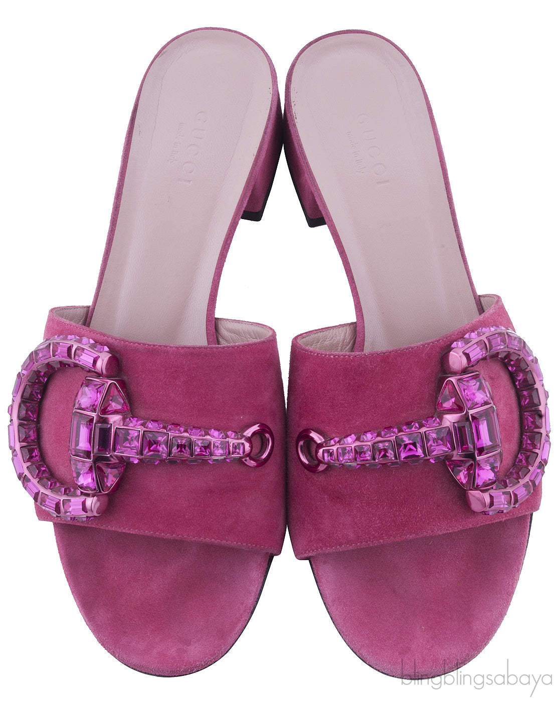 Fuchsia Suede Maxine Sandals