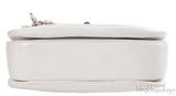 Gucci White Large Bamboo Top Handle Bag