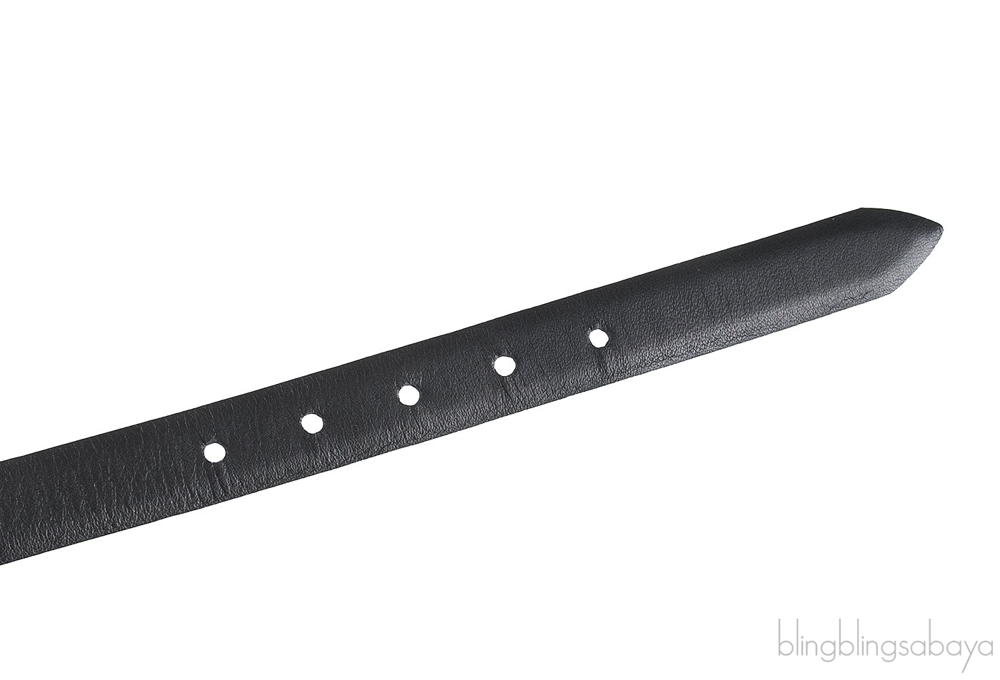 Black Floral Cut-out Wide Belt