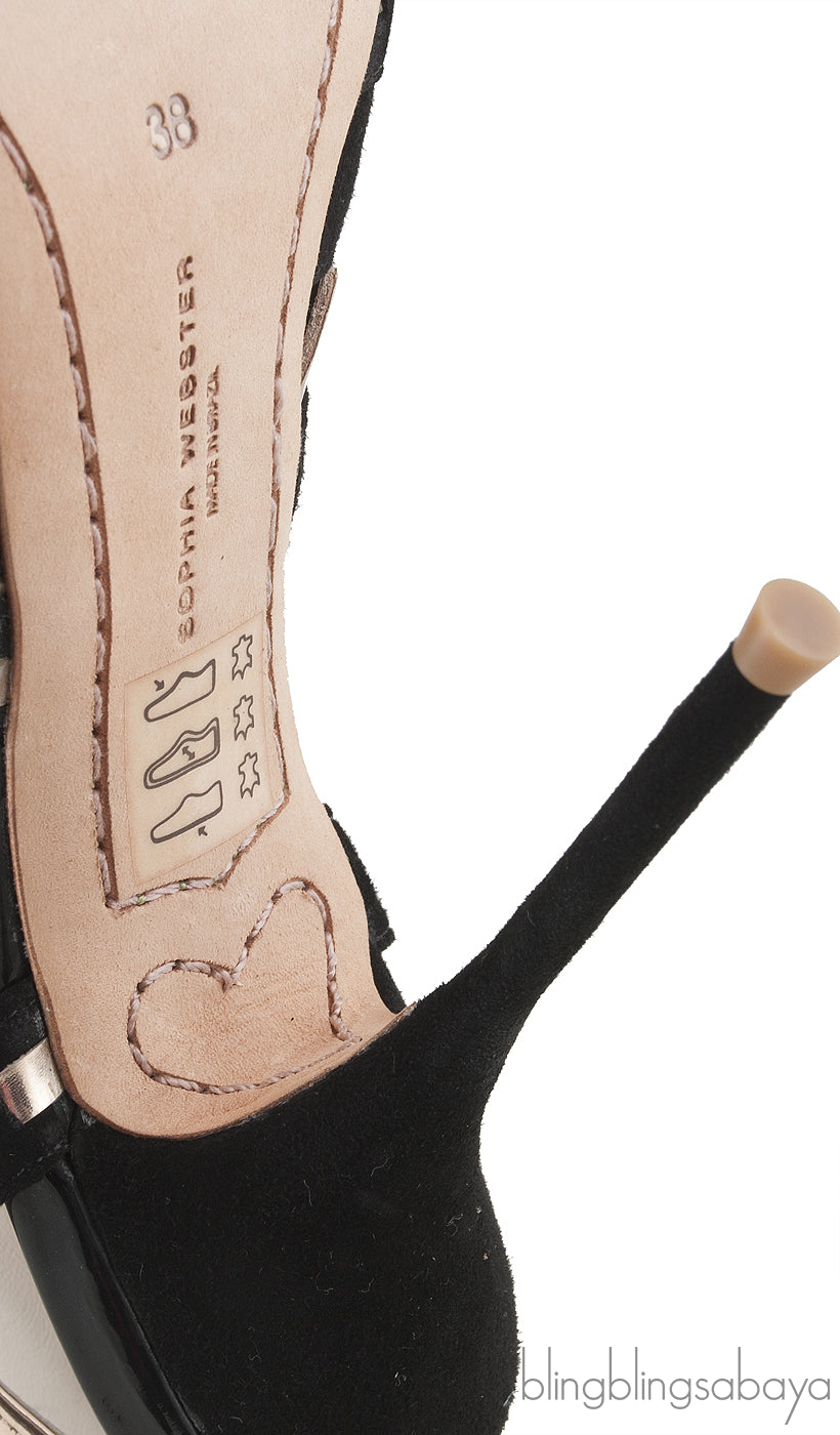 Cut-out Suede Leather Sandals