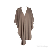 Brown Cashmere Poncho