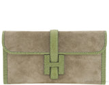 Jige Elan Clutch Suede / Lizard